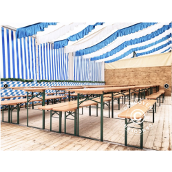 Bnkset Event PRO 220x60x78cm, Ljust tr