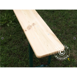 Bnkset Event PRO 220x60x78cm, Ljust tr