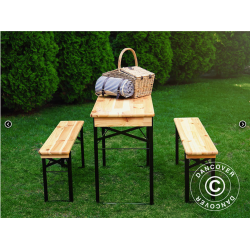 Bnkset Event PRO 220x60x78cm, Ljust tr