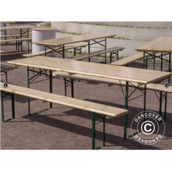 Bnkset Event PRO 220x60x78cm, Ljust tr