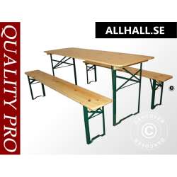 Bnkset Quality PRO 220x60x78cm, Ljust tr