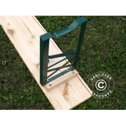 Bnkset Quality PRO 220x60x78cm, Ljust tr