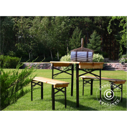 Bnkset Quality PRO 220x60x78cm, Ljust tr