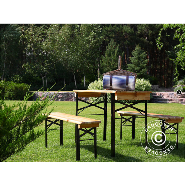 Bnkset Quality PRO 220x60x78cm, Ljust tr