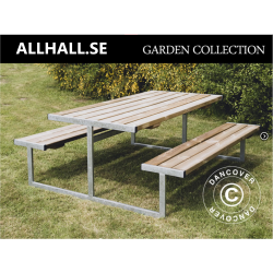 Picknickbord, 1,85x1,8x0,75m, Tr