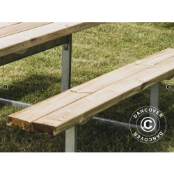 Picknickbord, 1,4x1,75x0,75m, Tr