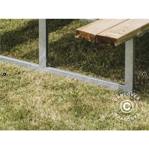 Picknickbord, 1,4x1,75x0,75m, Tr