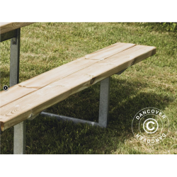Picknickbord, 1,4x1,75x0,75m, Tr