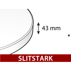 Runda Bankettbord, Hopfllbart, 154 cm