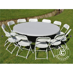 Runda Bankettbord, hopfllbara, 183 cm 