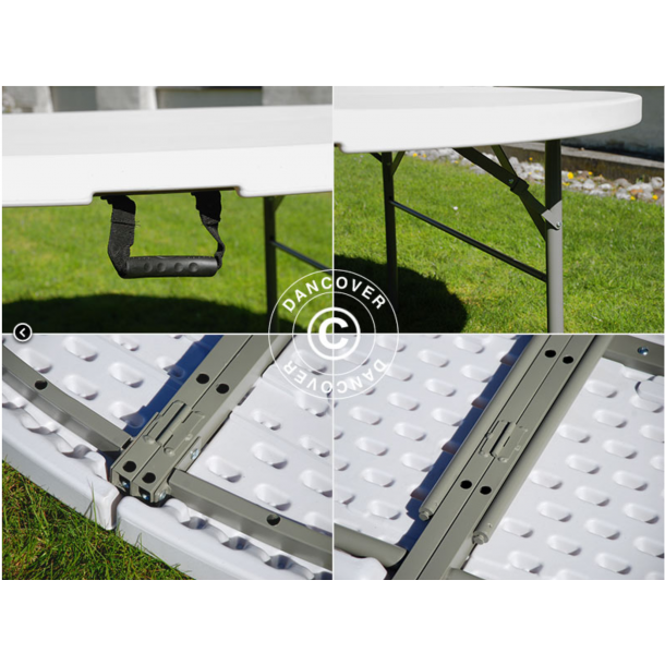 Runda Bankettbord, hopfllbara, 183 cm 