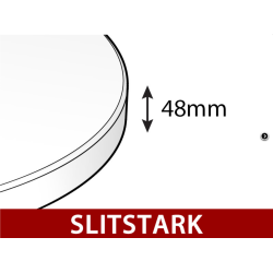 Runda Bankettbord, hopfllbara, 183 cm 
