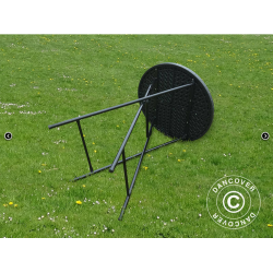 Runda Barbord, hopfllbara, 80 cm (1st)