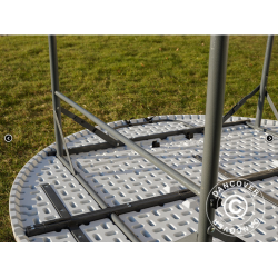 Runda Bankettbord, Hopfllbart, 154 cm