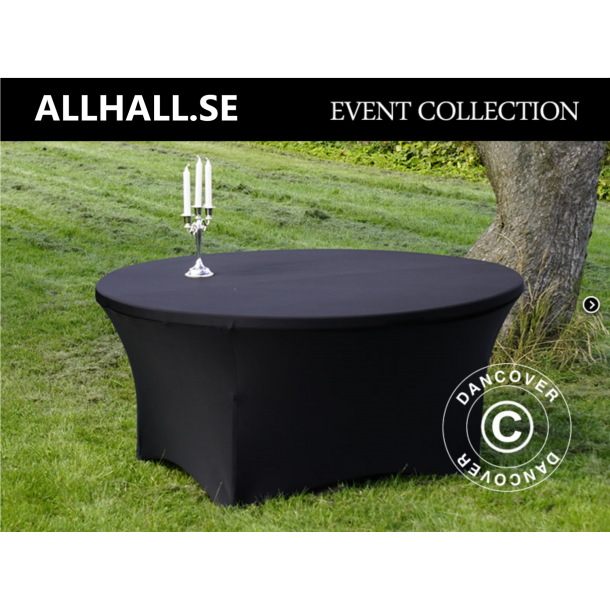 Runda Bankettbord, Hopfllbart, 154 cm