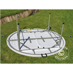 Runda Bankettbord, hopfllbara, 183 cm 