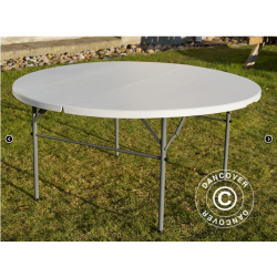 Runda Bankettbord, Hopfllbart, 154 cm