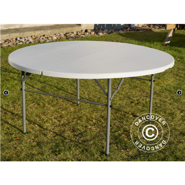 Runda Bankettbord, Hopfllbart, 154 cm