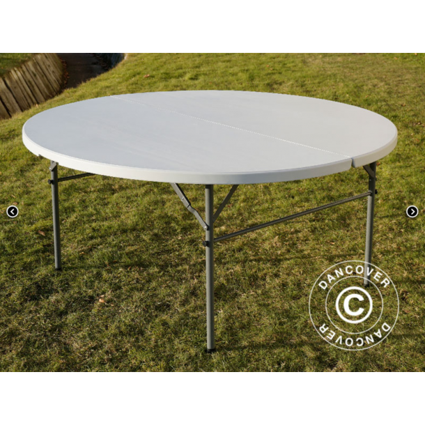 Runda Bankettbord, Hopfllbart, 154 cm