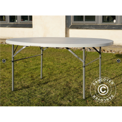 Runda Bankettbord, Hopfllbart, 154 cm