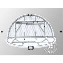 Runda Bankettbord, Hopfllbart, 154 cm