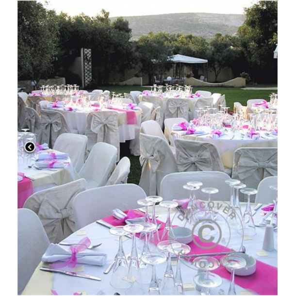 Runda Bankettbord, Hopfllbart, 154 cm