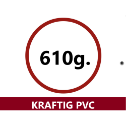 Containertlt 6x6.05x1.8m PVC 610g, Vit