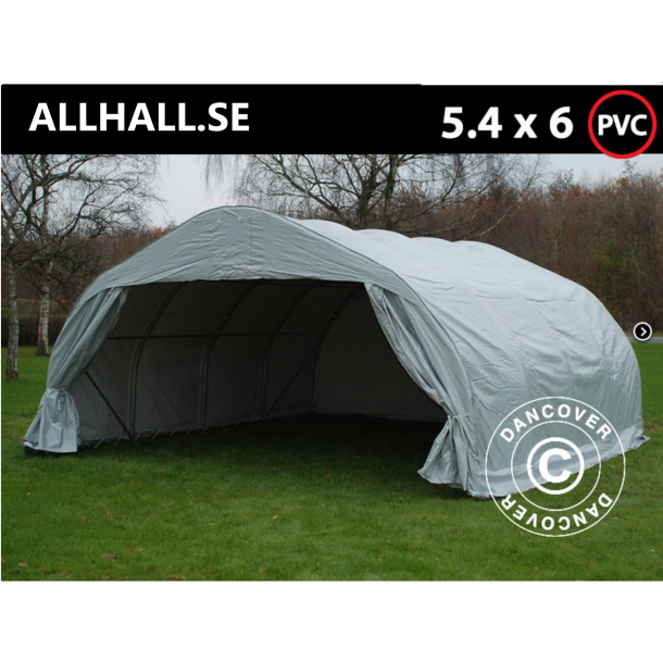 Dubbel garagetlt 5,4x6,0x2,9m PVC 500g