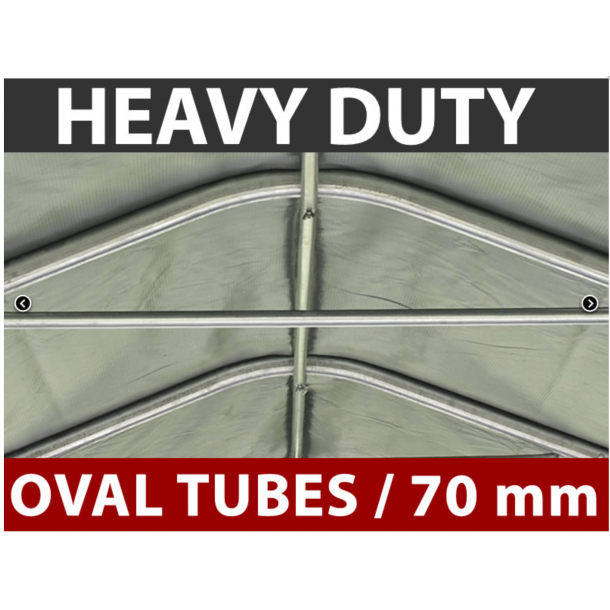 Dubbel garagetlt 5,4x6,0x2,9m PVC 500g