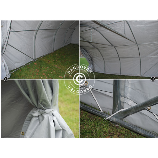 Dubbel garagetlt 5,4x6,0x2,9m PVC 500g