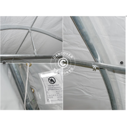 Dubbel garagetlt 5,4x6,0x2,9m PVC 500g