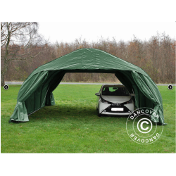 Dubbel garagetlt 5,4x6,0x2,9m PVC 500g