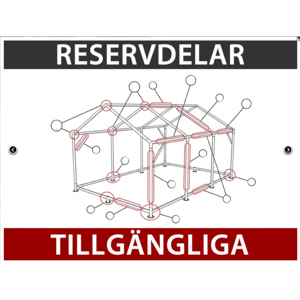 Dubbel garagetlt 5,4x6,0x2,9m PVC 500g