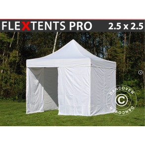 FleXtents PRO 2,5x2,5m inkl 4st sidovggar