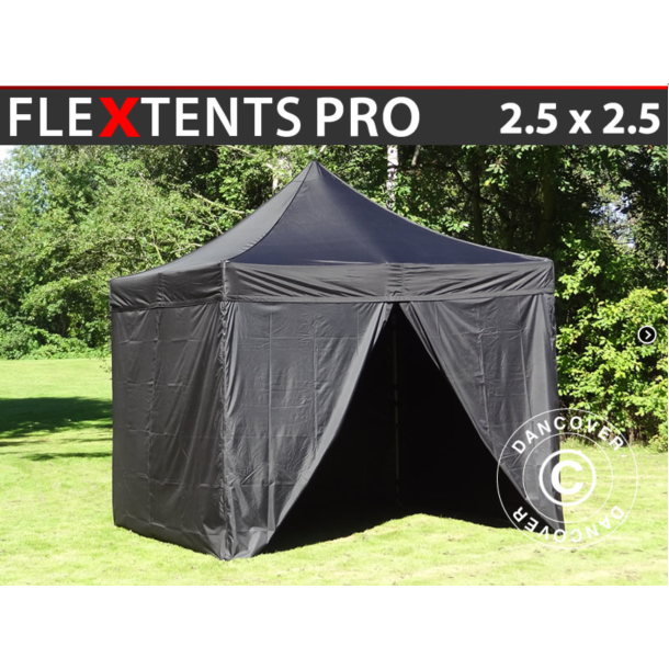 FleXtents PRO 2,5x2,5m inkl 4st sidovggar