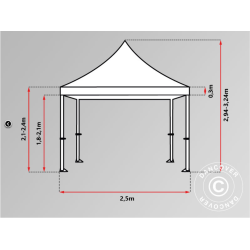 FleXtents PRO 2,5x5,0m