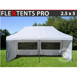 FleXtents PRO 2,5x5,0m inkl 6st sidovggar