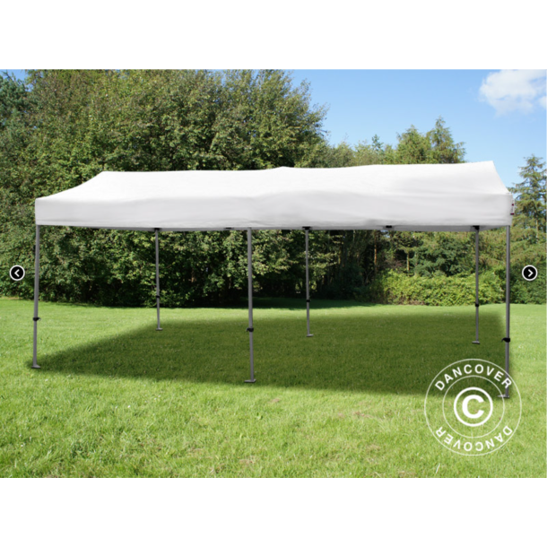 Flextents PRO 2,83x5,87m "Multi" inkl 6st sidovggar, Vit