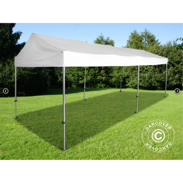 Flextents PRO 2,83x5,87m "Multi" inkl 6st sidovggar, Vit