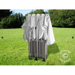 Flextents PRO 2,83x5,87m "Multi" inkl 6st sidovggar, Vit