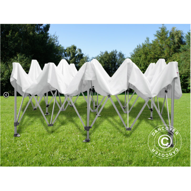 Flextents PRO 2,83x5,87m "Multi" inkl 6st sidovggar, Vit
