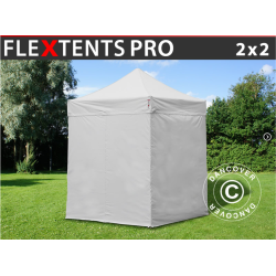 FleXtents PRO 2x2m inkl 4st sidovggar