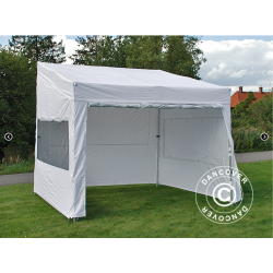 Flextents PRO 2x3m "Trapezo" inkl 4st sidovggar