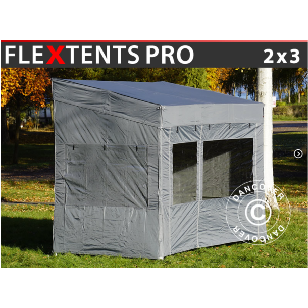 Flextents PRO 2x3m "Trapezo" inkl 4st sidovggar