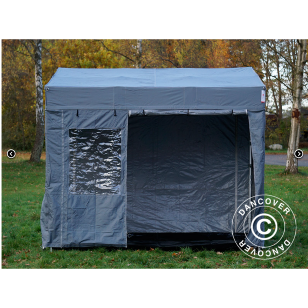 Flextents PRO 2x3m "Trapezo" inkl 4st sidovggar