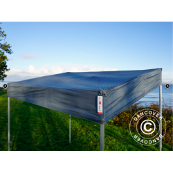 Flextents PRO 2x3m "Trapezo" inkl 4st sidovggar