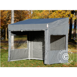Flextents PRO 2x3m "Trapezo" inkl 4st sidovggar