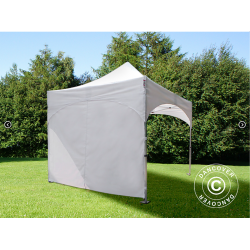 FleXtents PRO 3x3m "Arched" inkl 4st sidor, Vit