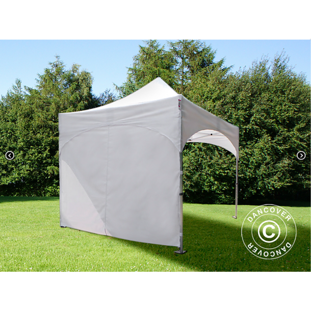FleXtents PRO 3x3m "Arched" inkl 4st sidor, Vit
