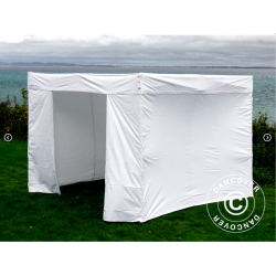 FleXtents PRO 3x3m "Exhibition" inkl 4st sidor, Vit